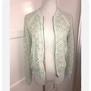 victoria beckham for target mint green jacket size small MK
